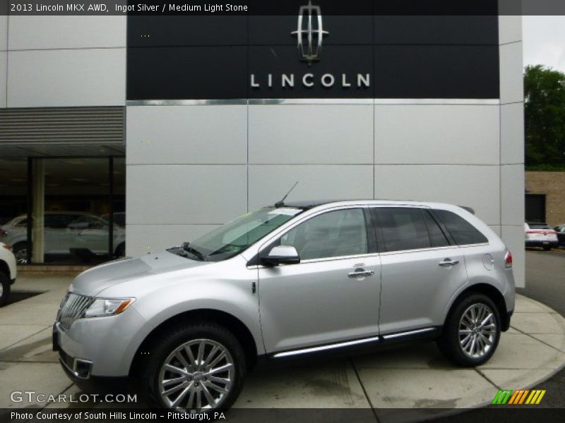 Ingot Silver / Medium Light Stone 2013 Lincoln MKX AWD