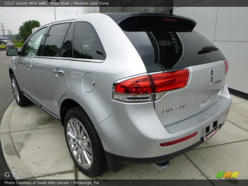 Ingot Silver / Medium Light Stone 2013 Lincoln MKX AWD