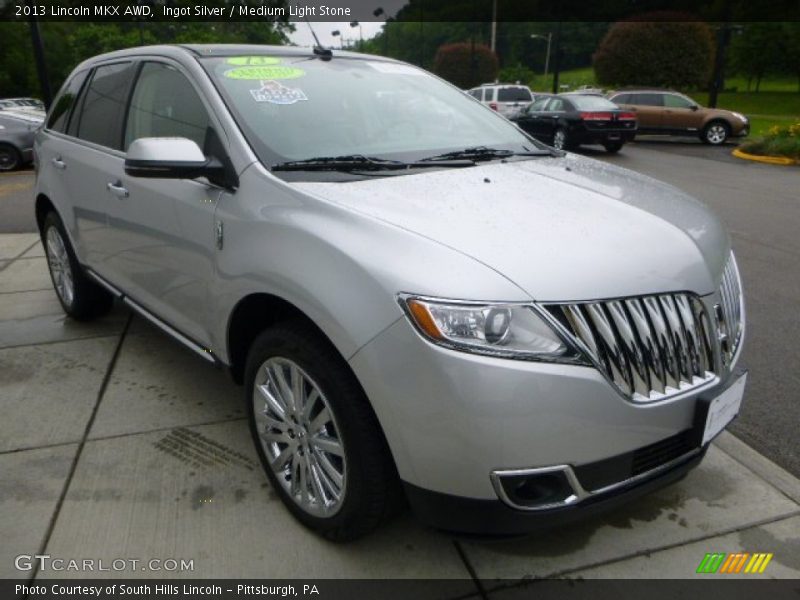 Ingot Silver / Medium Light Stone 2013 Lincoln MKX AWD