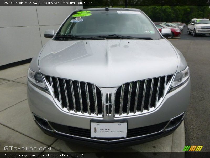 Ingot Silver / Medium Light Stone 2013 Lincoln MKX AWD