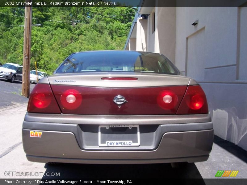 Medium Bronzemist Metallic / Neutral 2002 Chevrolet Impala
