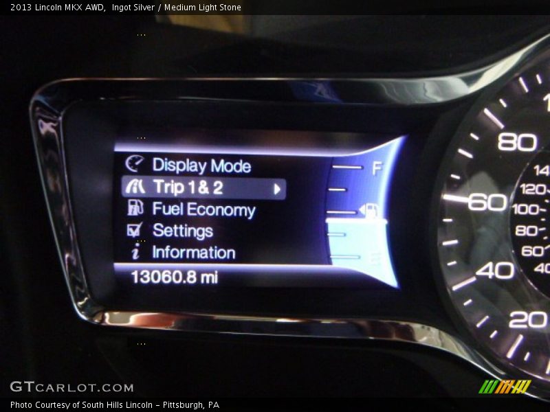 Ingot Silver / Medium Light Stone 2013 Lincoln MKX AWD