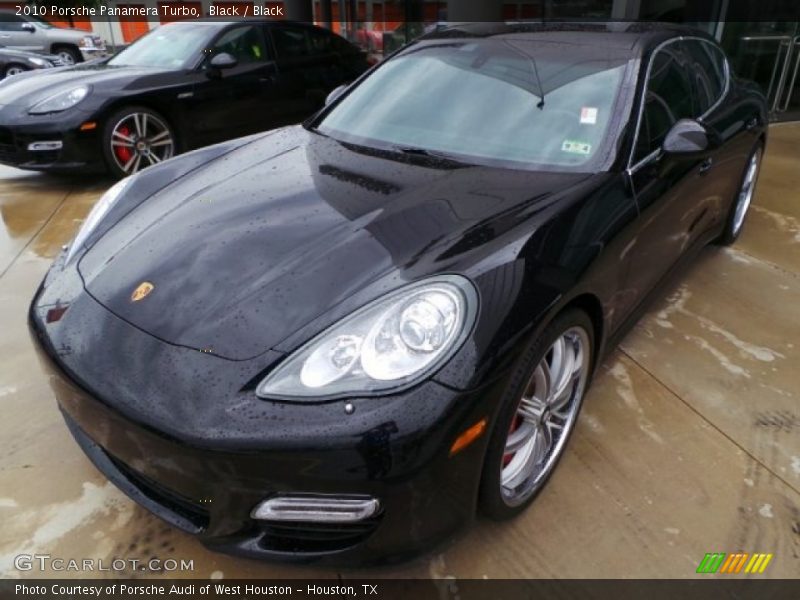 Black / Black 2010 Porsche Panamera Turbo