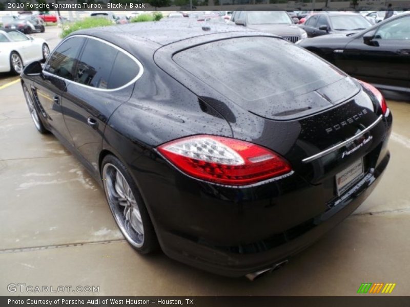 Black / Black 2010 Porsche Panamera Turbo