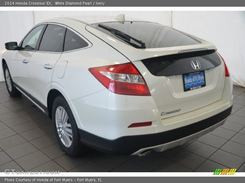 White Diamond Pearl / Ivory 2014 Honda Crosstour EX
