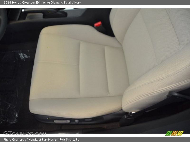 White Diamond Pearl / Ivory 2014 Honda Crosstour EX