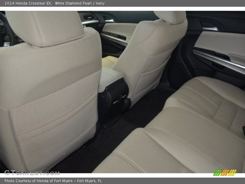 White Diamond Pearl / Ivory 2014 Honda Crosstour EX