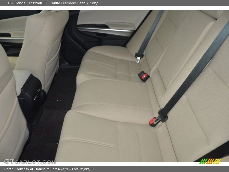 White Diamond Pearl / Ivory 2014 Honda Crosstour EX