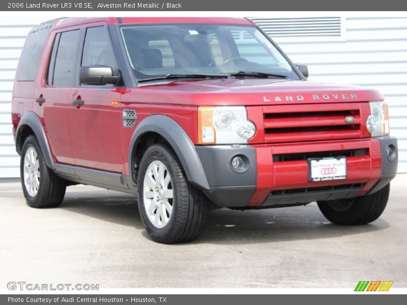 Alveston Red Metallic / Black 2006 Land Rover LR3 V8 SE