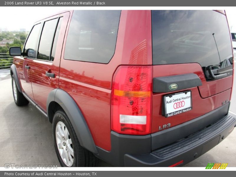 Alveston Red Metallic / Black 2006 Land Rover LR3 V8 SE