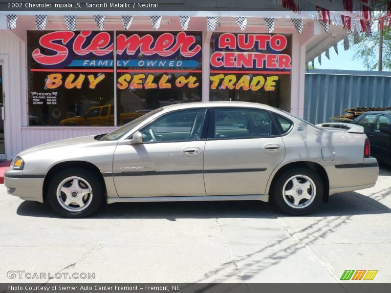Sandrift Metallic / Neutral 2002 Chevrolet Impala LS