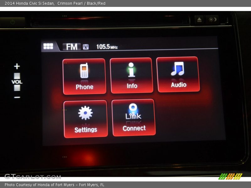 Crimson Pearl / Black/Red 2014 Honda Civic Si Sedan