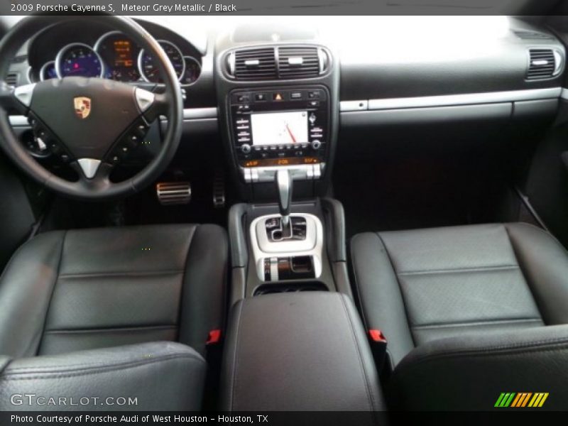 Meteor Grey Metallic / Black 2009 Porsche Cayenne S