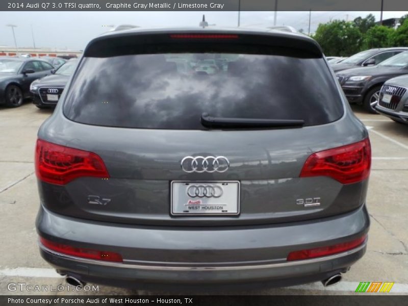 Graphite Gray Metallic / Limestone Gray 2014 Audi Q7 3.0 TFSI quattro