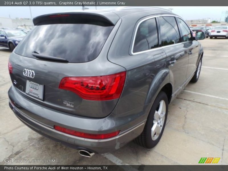 Graphite Gray Metallic / Limestone Gray 2014 Audi Q7 3.0 TFSI quattro