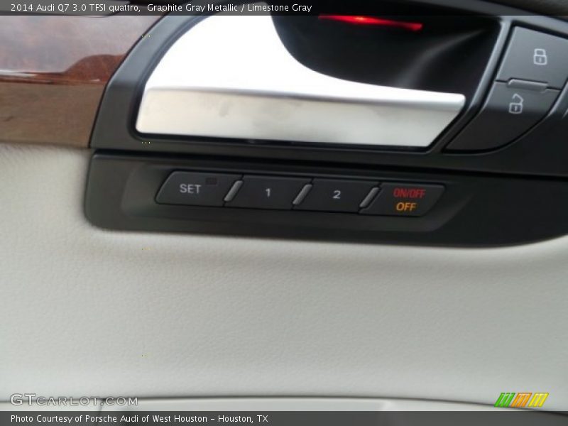 Graphite Gray Metallic / Limestone Gray 2014 Audi Q7 3.0 TFSI quattro
