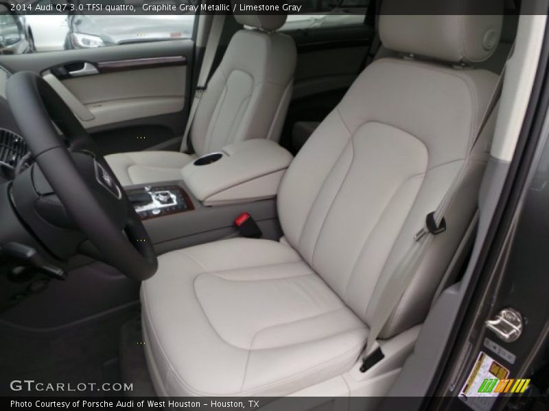 Graphite Gray Metallic / Limestone Gray 2014 Audi Q7 3.0 TFSI quattro