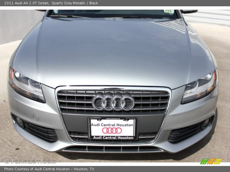 Quartz Grey Metallic / Black 2011 Audi A4 2.0T Sedan