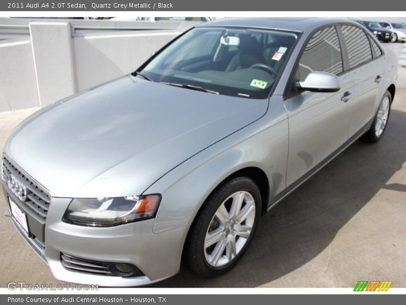 Quartz Grey Metallic / Black 2011 Audi A4 2.0T Sedan