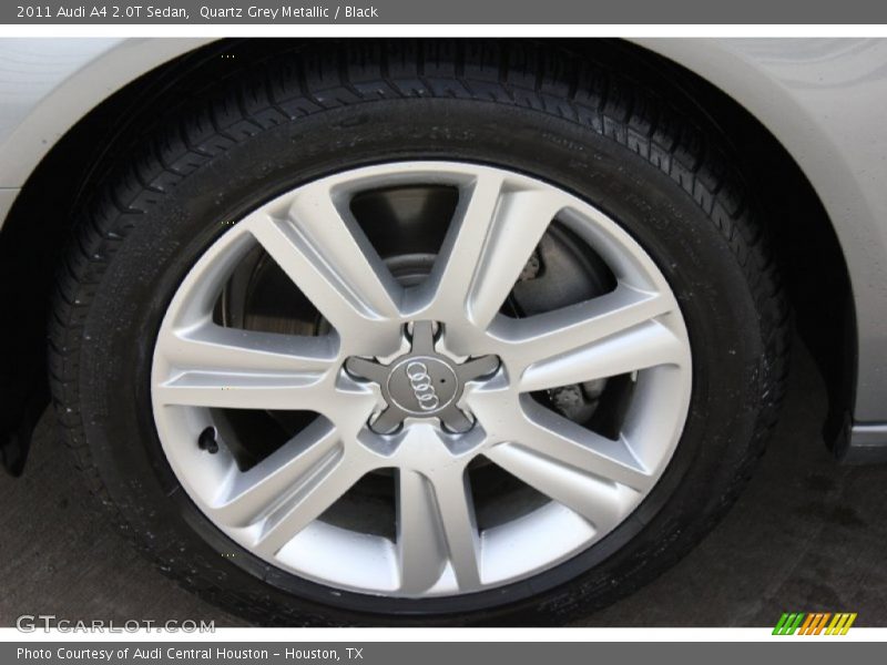 Quartz Grey Metallic / Black 2011 Audi A4 2.0T Sedan