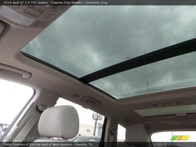 Sunroof of 2014 Q7 3.0 TFSI quattro