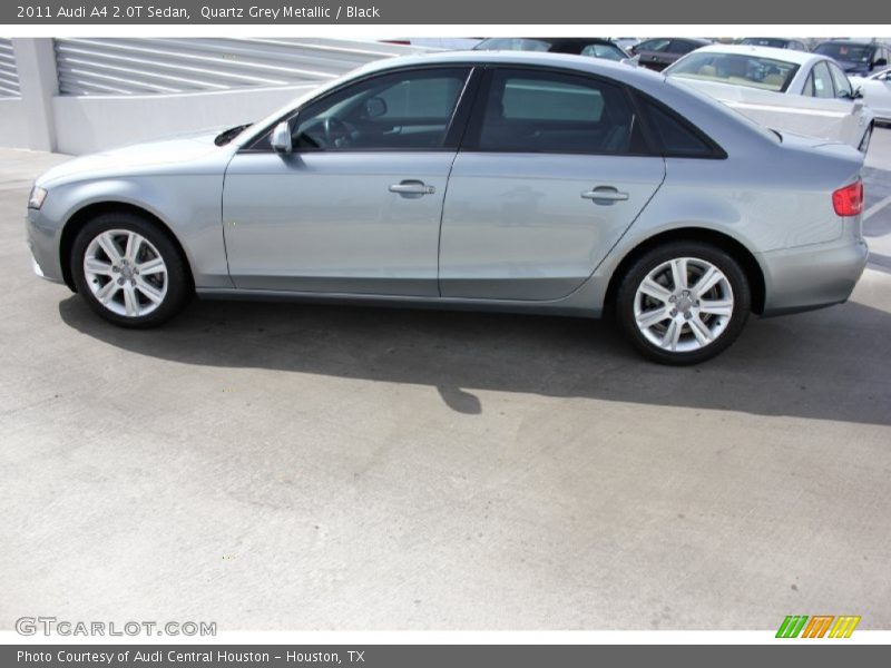 Quartz Grey Metallic / Black 2011 Audi A4 2.0T Sedan