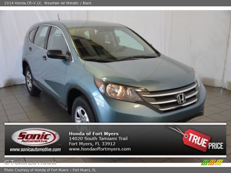 Mountain Air Metallic / Black 2014 Honda CR-V LX