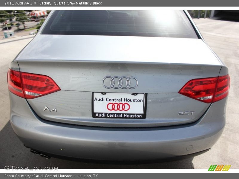 Quartz Grey Metallic / Black 2011 Audi A4 2.0T Sedan