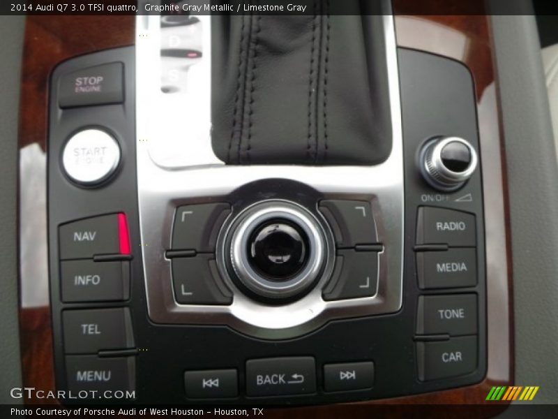 Controls of 2014 Q7 3.0 TFSI quattro