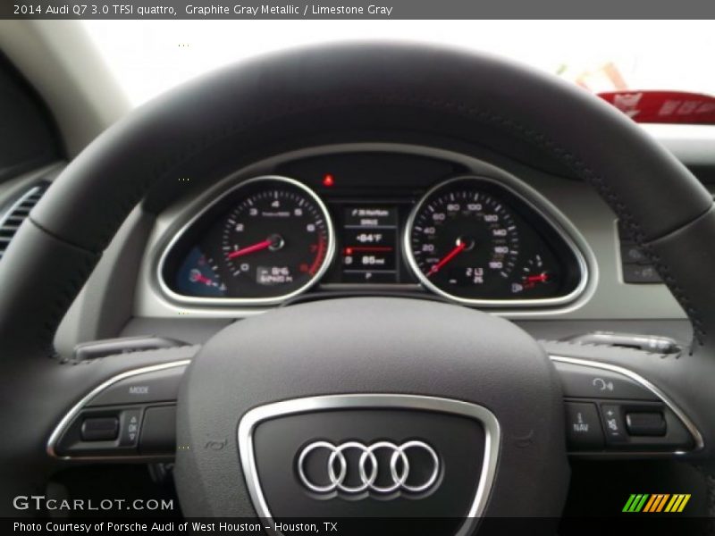 Graphite Gray Metallic / Limestone Gray 2014 Audi Q7 3.0 TFSI quattro