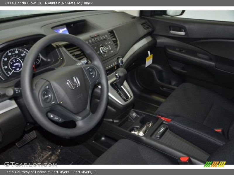 Mountain Air Metallic / Black 2014 Honda CR-V LX