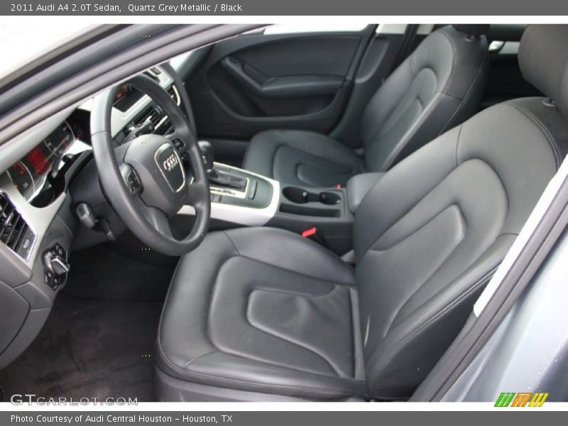 Quartz Grey Metallic / Black 2011 Audi A4 2.0T Sedan
