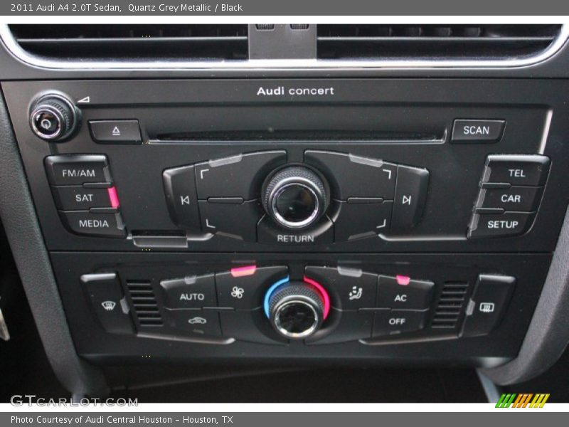 Quartz Grey Metallic / Black 2011 Audi A4 2.0T Sedan