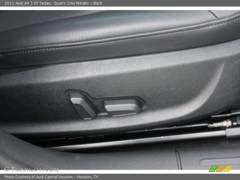 Quartz Grey Metallic / Black 2011 Audi A4 2.0T Sedan