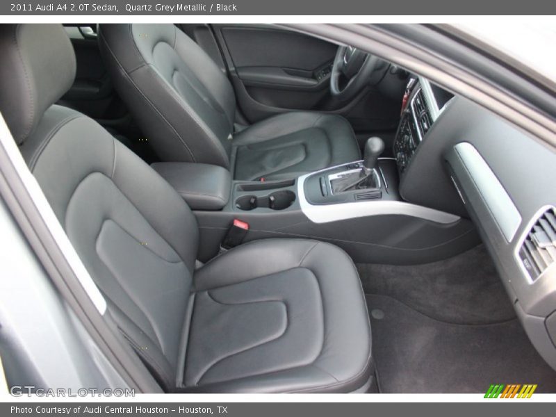 Quartz Grey Metallic / Black 2011 Audi A4 2.0T Sedan