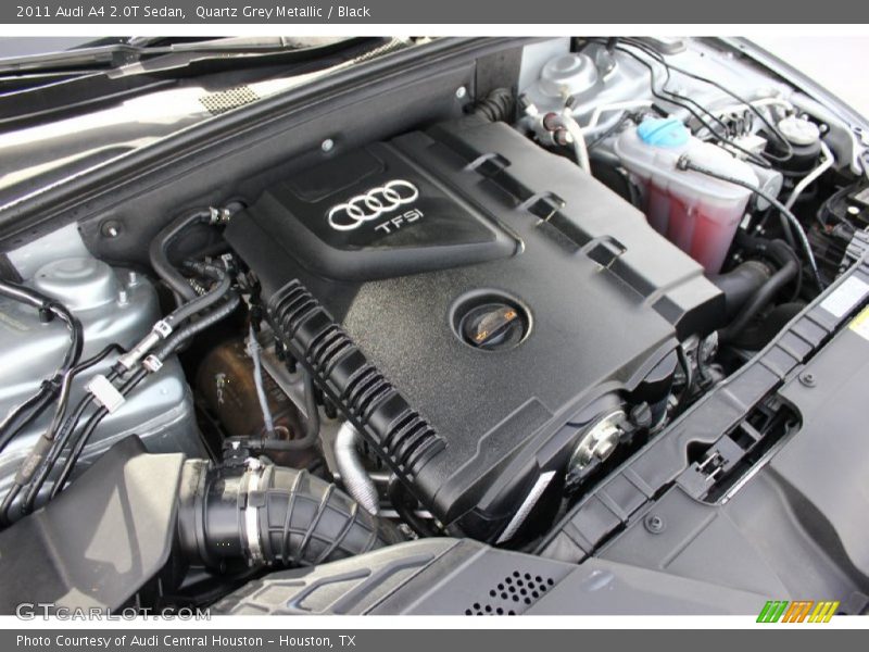 Quartz Grey Metallic / Black 2011 Audi A4 2.0T Sedan