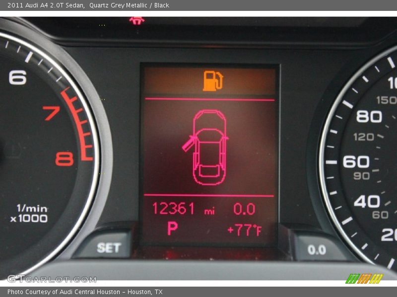 Quartz Grey Metallic / Black 2011 Audi A4 2.0T Sedan