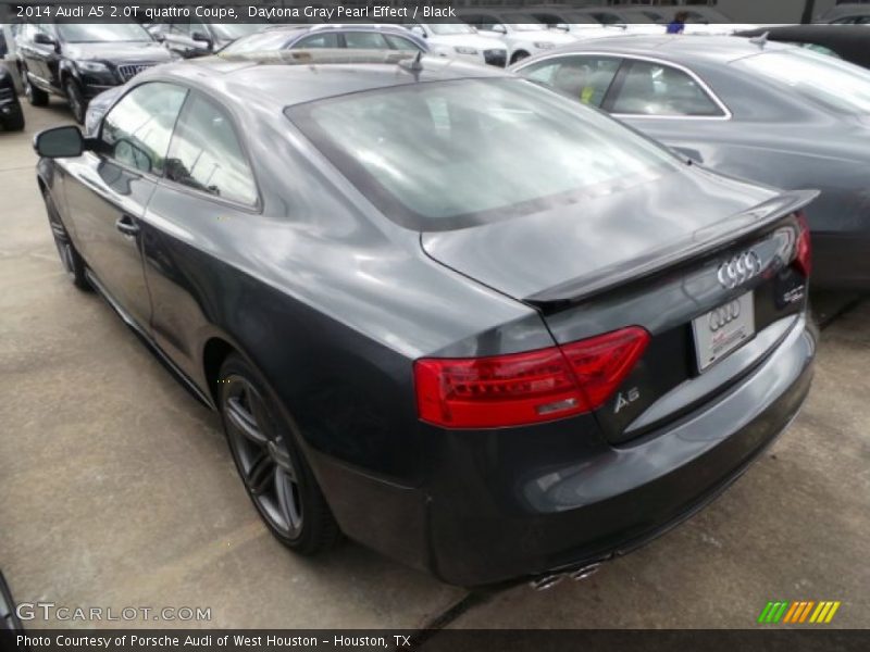 Daytona Gray Pearl Effect / Black 2014 Audi A5 2.0T quattro Coupe