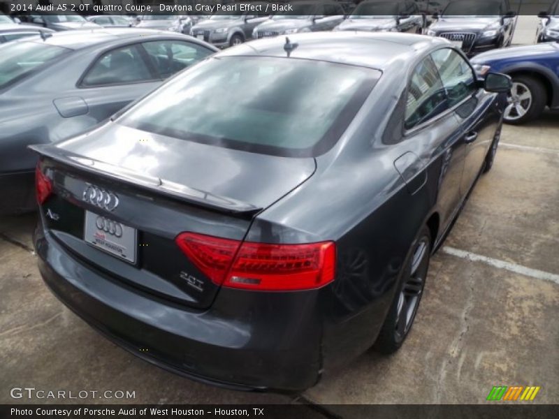 Daytona Gray Pearl Effect / Black 2014 Audi A5 2.0T quattro Coupe