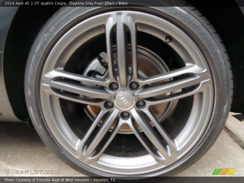 Daytona Gray Pearl Effect / Black 2014 Audi A5 2.0T quattro Coupe