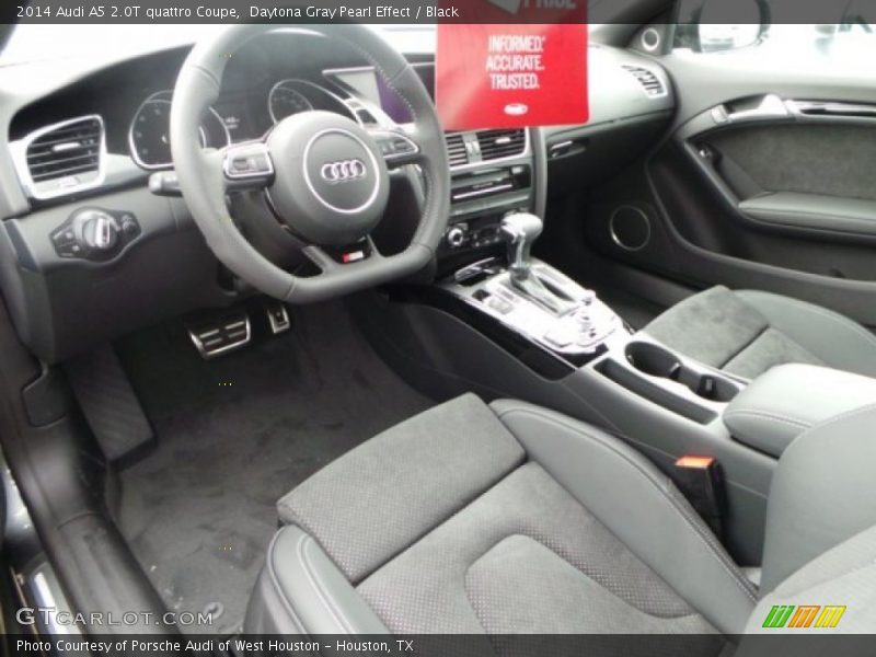 Daytona Gray Pearl Effect / Black 2014 Audi A5 2.0T quattro Coupe