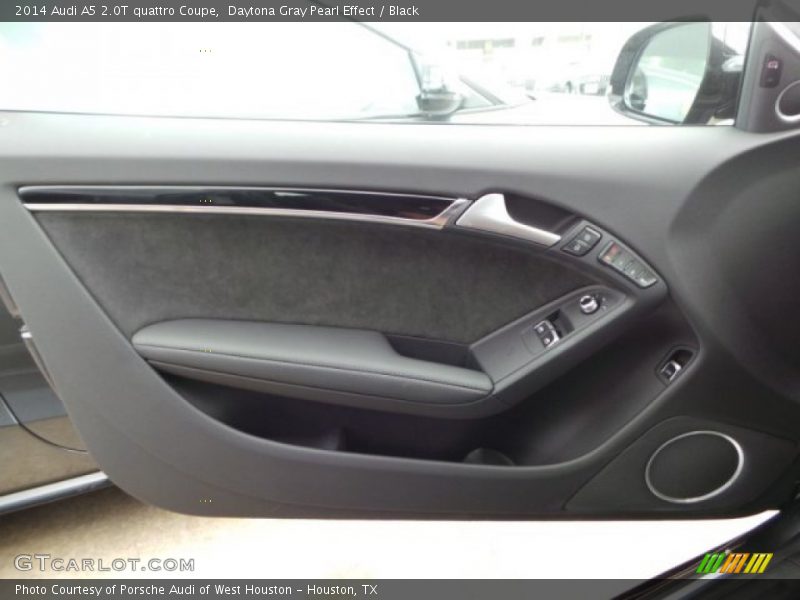 Daytona Gray Pearl Effect / Black 2014 Audi A5 2.0T quattro Coupe