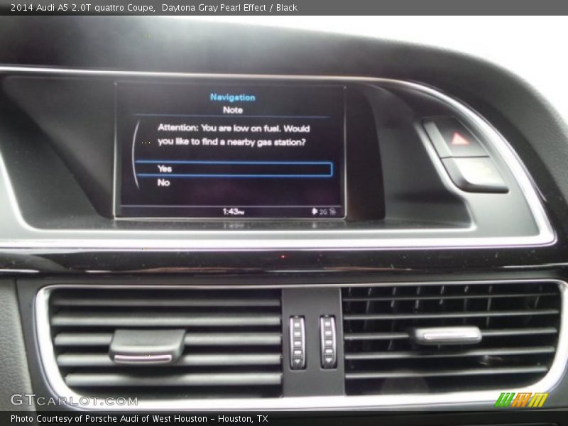 Daytona Gray Pearl Effect / Black 2014 Audi A5 2.0T quattro Coupe