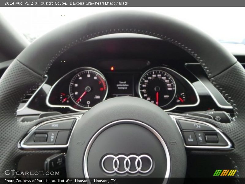 Daytona Gray Pearl Effect / Black 2014 Audi A5 2.0T quattro Coupe