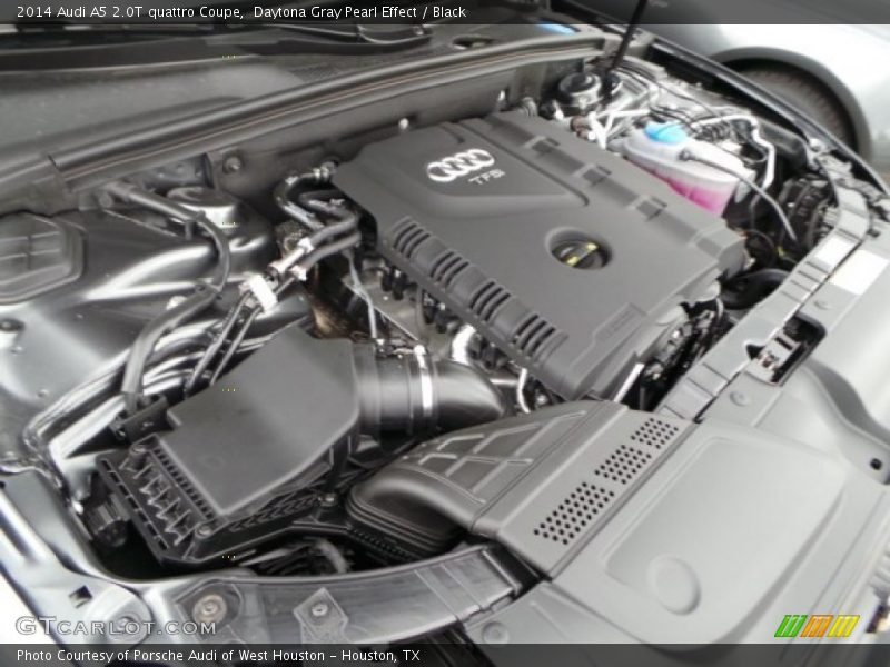 Daytona Gray Pearl Effect / Black 2014 Audi A5 2.0T quattro Coupe