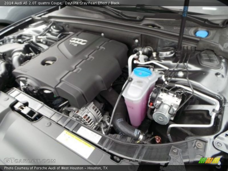 Daytona Gray Pearl Effect / Black 2014 Audi A5 2.0T quattro Coupe