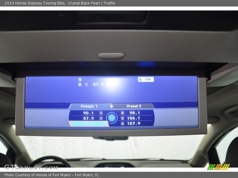 Crystal Black Pearl / Truffle 2014 Honda Odyssey Touring Elite