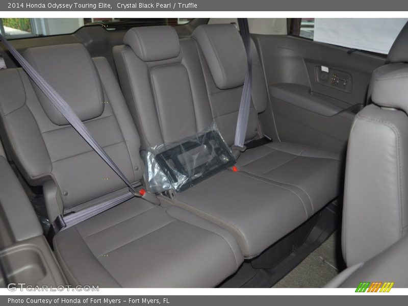 Crystal Black Pearl / Truffle 2014 Honda Odyssey Touring Elite