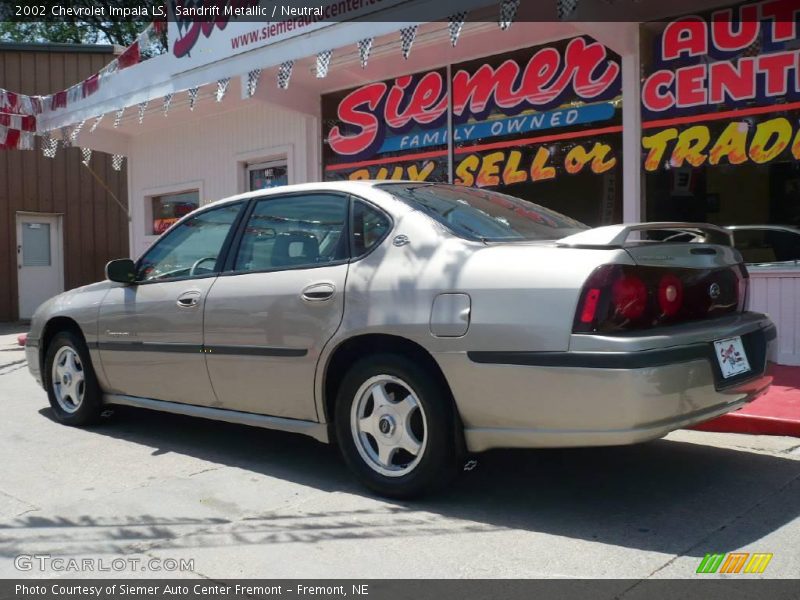 Sandrift Metallic / Neutral 2002 Chevrolet Impala LS