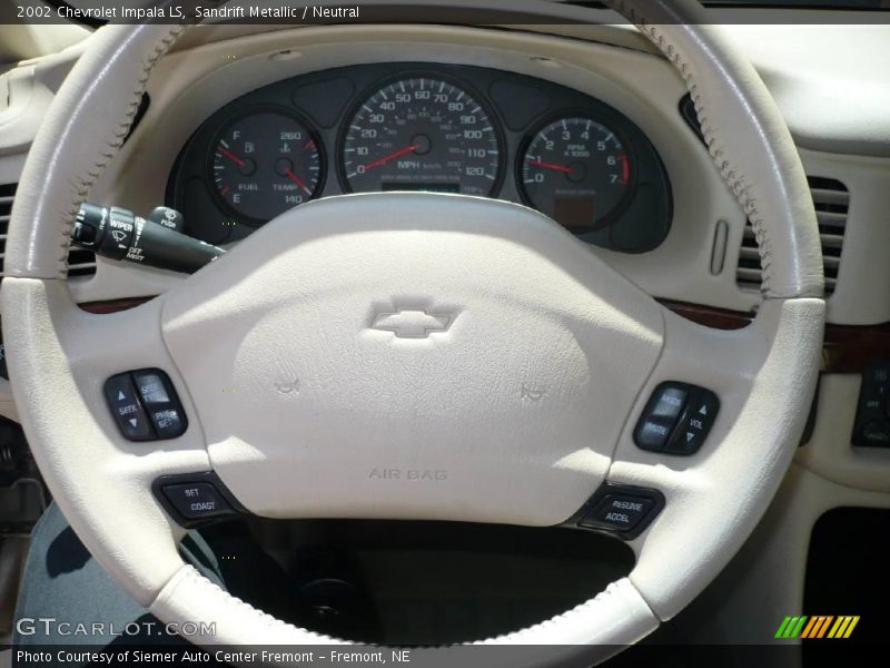 Sandrift Metallic / Neutral 2002 Chevrolet Impala LS
